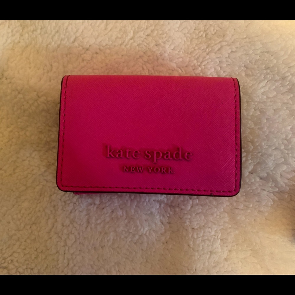 Kate Spade hot pink wallet